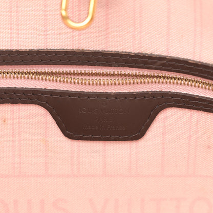 Louis Vuitton Damier Ebene Neo Neverfull MM Rose Ballerine 6 of 12