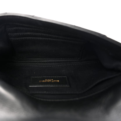 Saint Laurent Lambskin Patchwork Monogram Jamie Chain Wallet Black 5 of 10