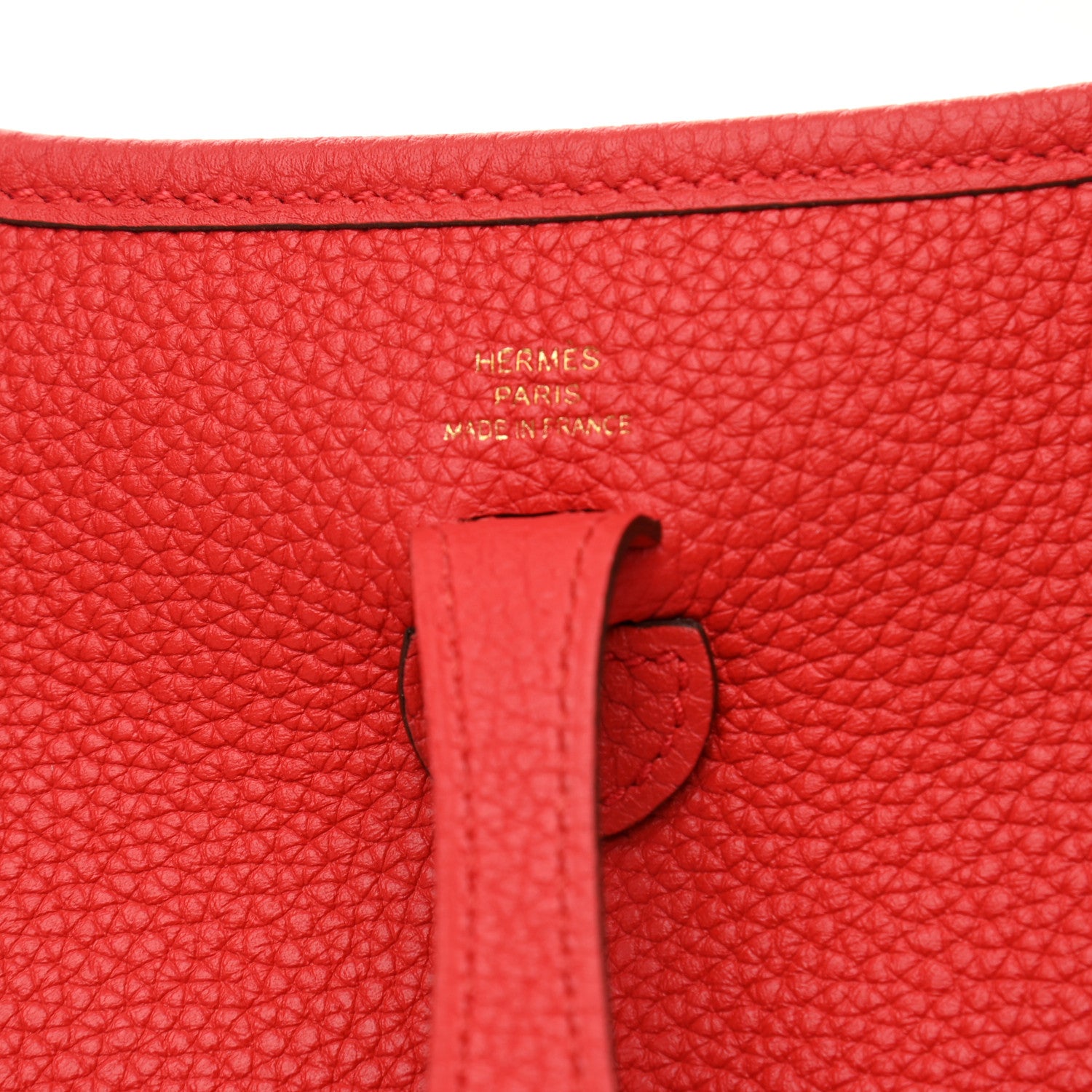 Hermes Taurillon Maurice Flipperball Sangle Evelyne TPM Rouge De Coeur Bleu Frida 6 of 11