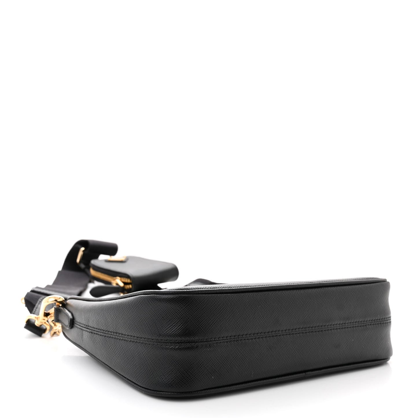 Saffiano Lux Re-Edition 2005 Shoulder Bag Black