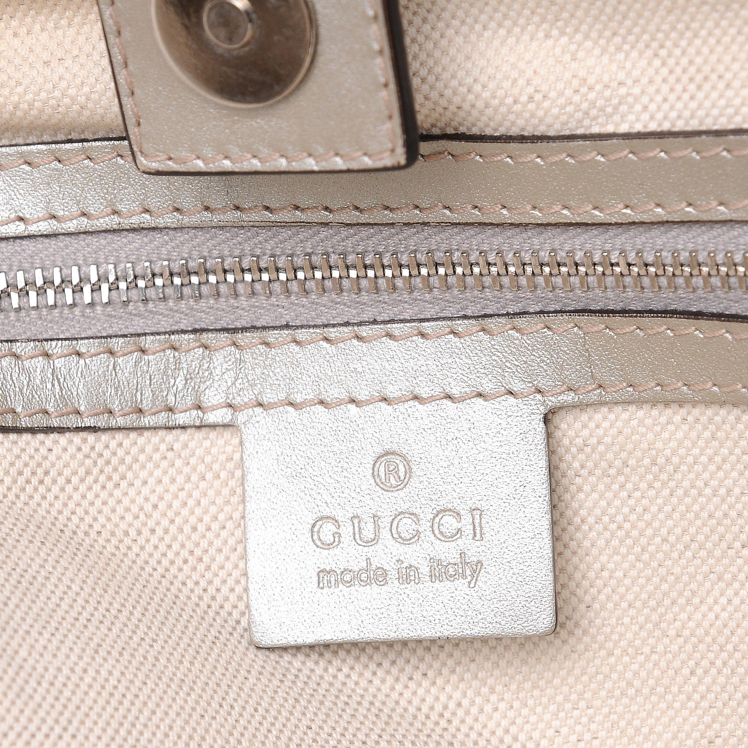 Gucci Imprime Monogram Large Joy Tote Silver 13 of 14