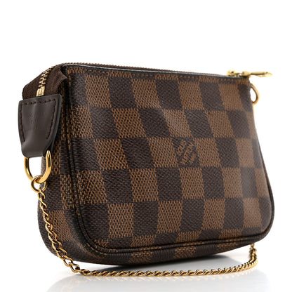 Louis Vuitton Damier Ebene Mini Pochette Accessories 3 of 7