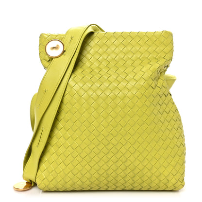 Bottega Veneta Nappa Intrecciato The Fold Crossbody Kiwi 1 of 9