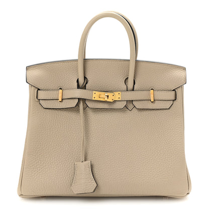 Hermes Togo Birkin 25 Trench 1 of 10