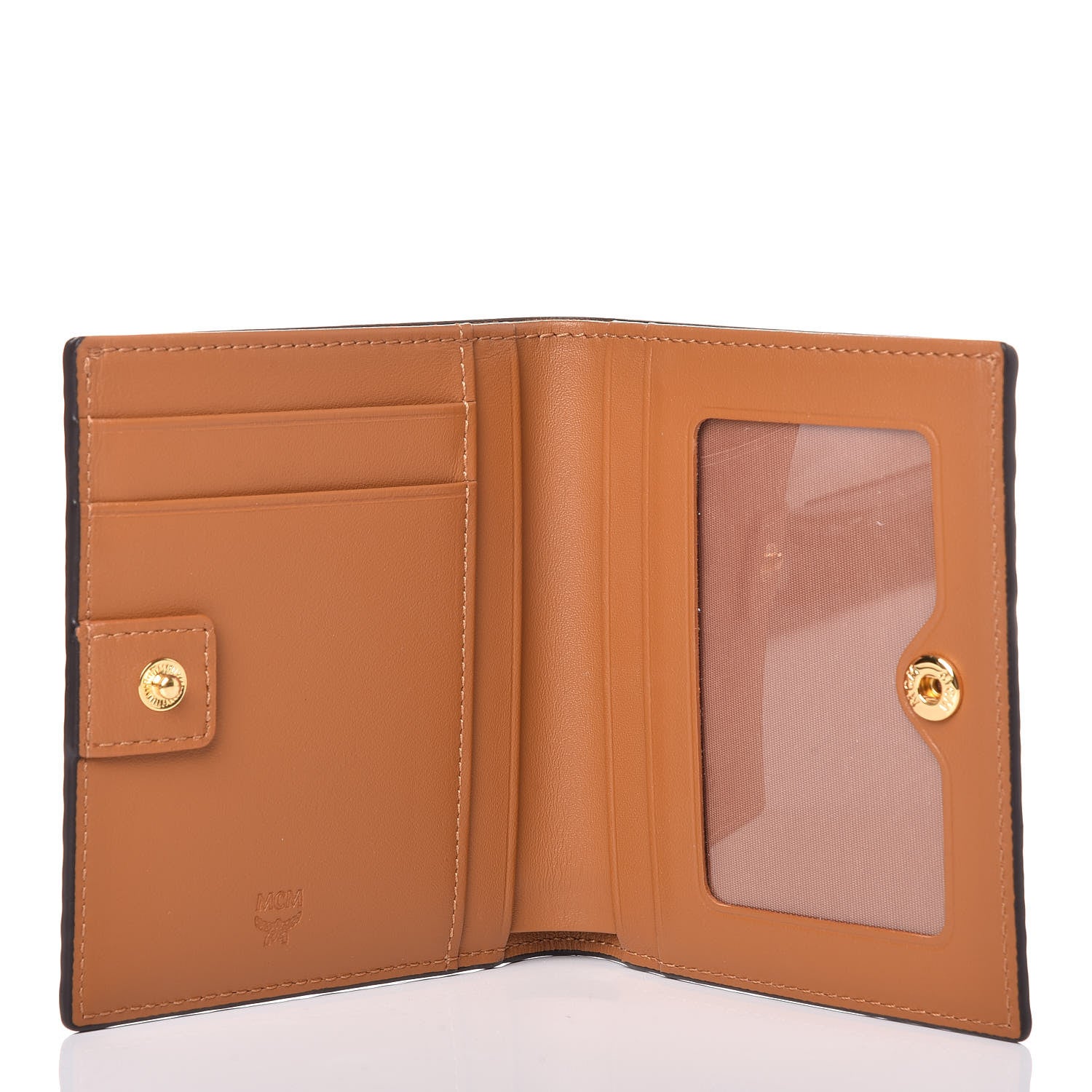 MCM Visetos ID Wallet Cognac 5 of 10