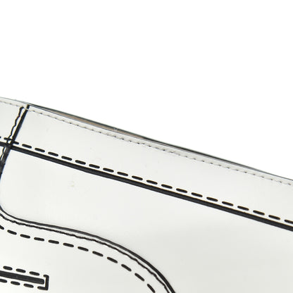 Christian Louboutin Calfskin Women Mocalaureat Tromp L'oeil Loafers 39 White 11 of 13