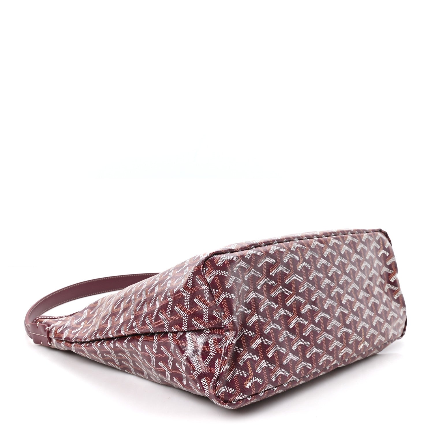 Goyard Goyardine Boheme Hobo Burgundy 5 of 11