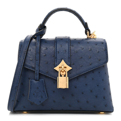 Louis Vuitton Ostrich Rose Des Vents Mini Indigo 1 of 7