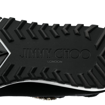 Jimmy Choo Knit Crystal Verona Sneaker 9 Black 6 of 7