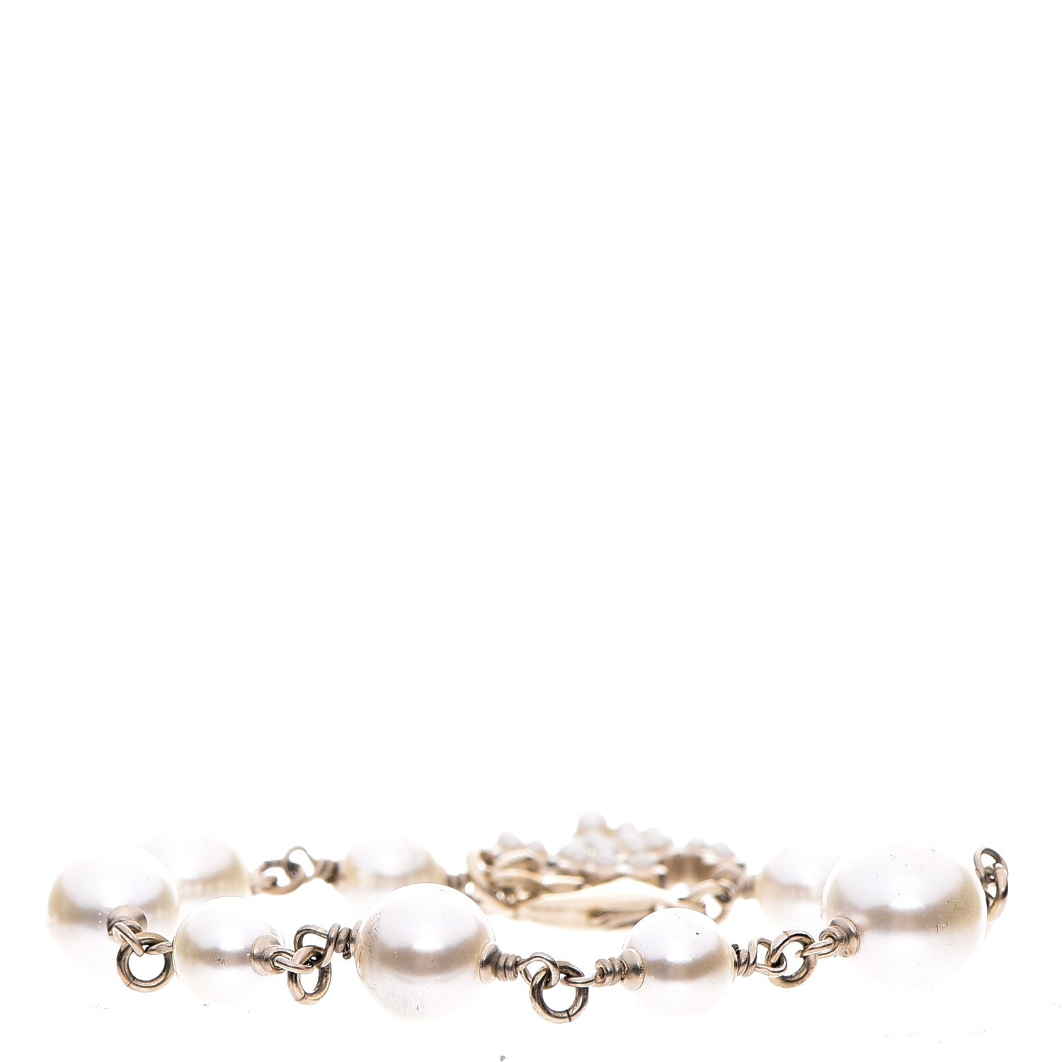 Chanel Pearl CC Bracelet Gold 1 of 7
