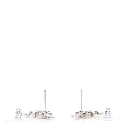 Chanel Metal Anchor CC Earrings Silver 3 of 5
