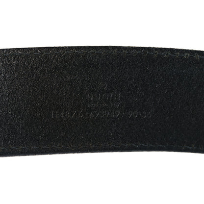 Gucci Calfskin Interlocking G 40mm Belt 90 36 Black 4 of 6