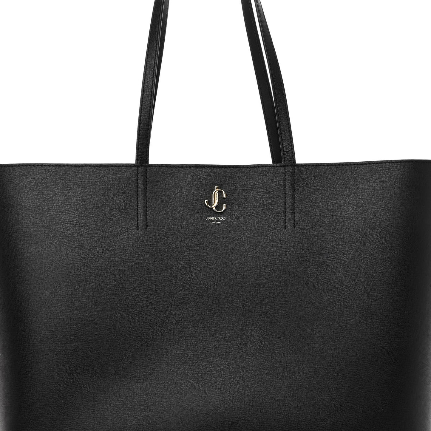Grainy Calfskin Nine2Five East West Tote Black