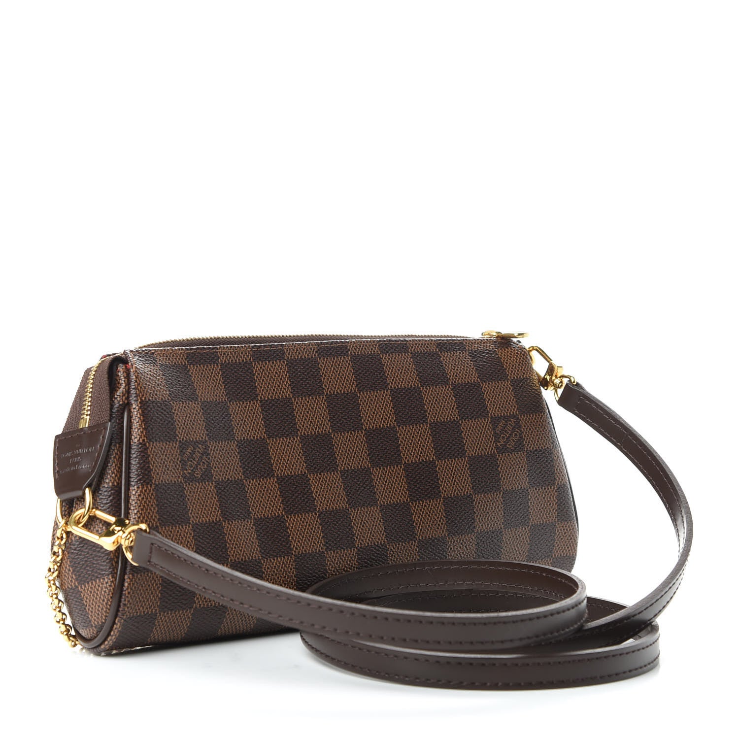 Louis Vuitton Damier Ebene Eva Clutch 3 of 9