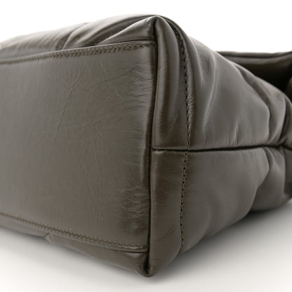 Saint Laurent Lambskin Quilted Small Loulou Puffer Monogram Chain Satchel Light Musk 10 of 10