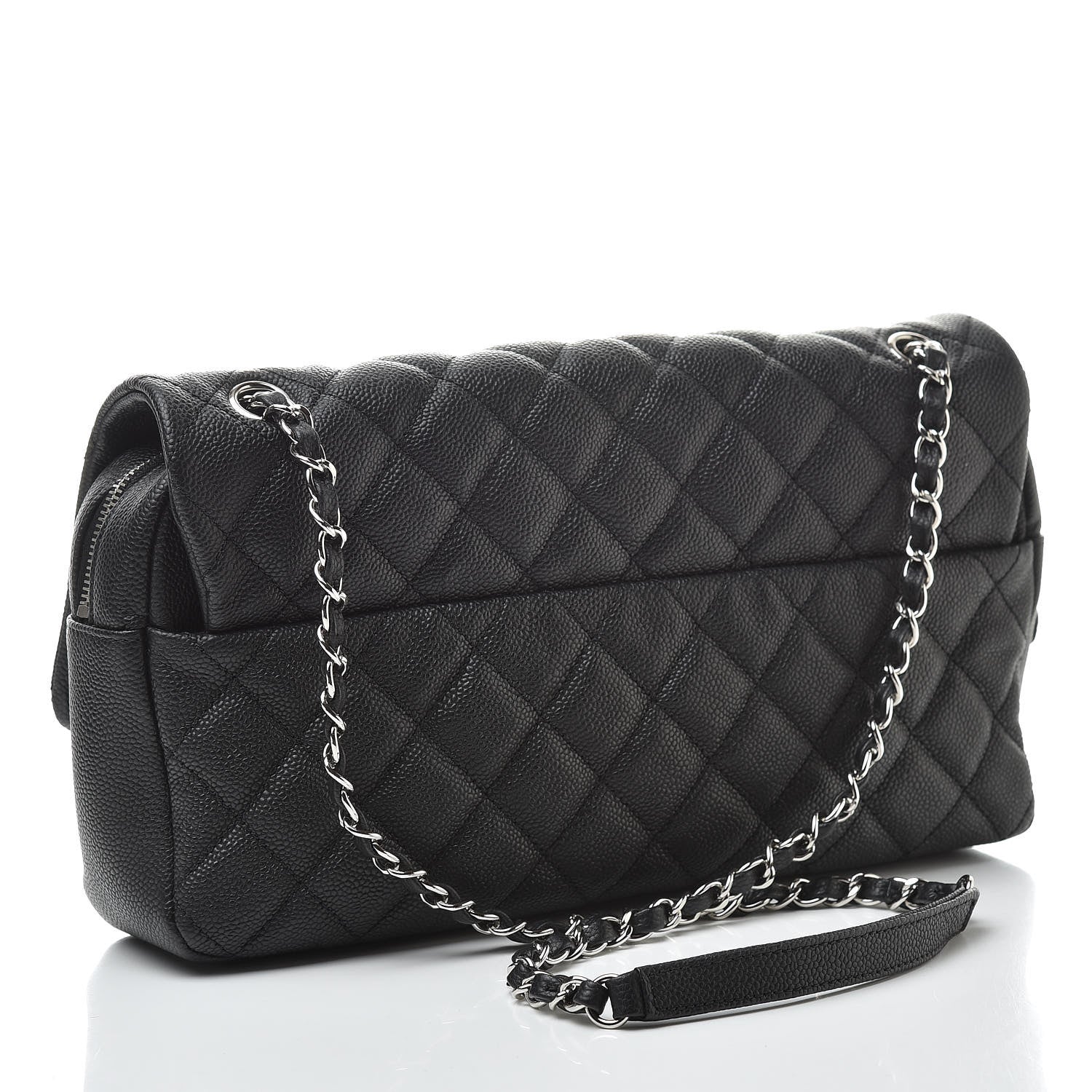 Chanel Caviar Quilted Jumbo Easy Flap Black 3 of 11