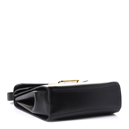 Bottega Veneta Box Calfskin Nappa Clip Bag Black 4 of 10