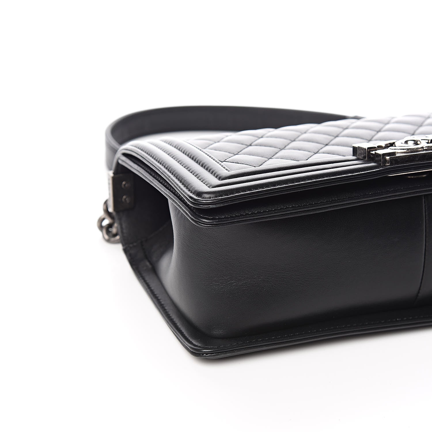 Chanel Calfskin Quilted Medium Boy Flap Black 8 of 11