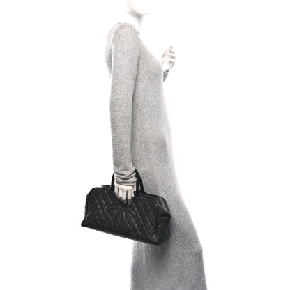 Chanel Caviar Quilted Large Bowler Black 2 of 10