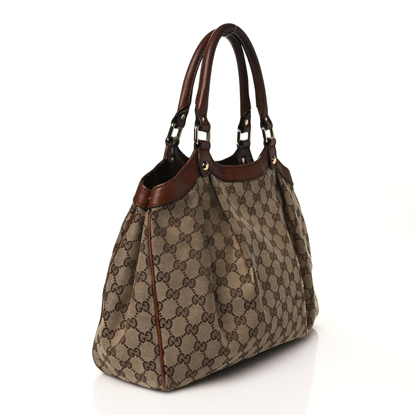 Monogram Medium Sukey Tote Brown