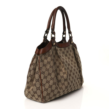 Gucci Monogram Medium Sukey Tote Brown 3 of 16