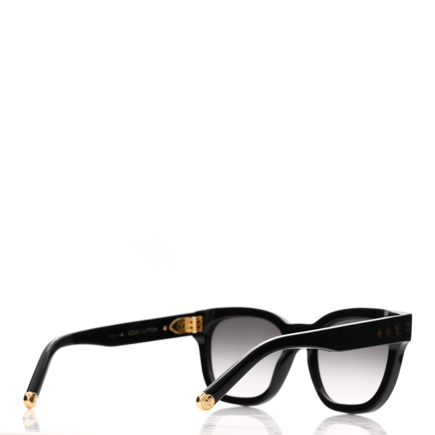 Louis Vuitton Acetate My Monogram Square Sunglasses Z1523W Black 4 of 7