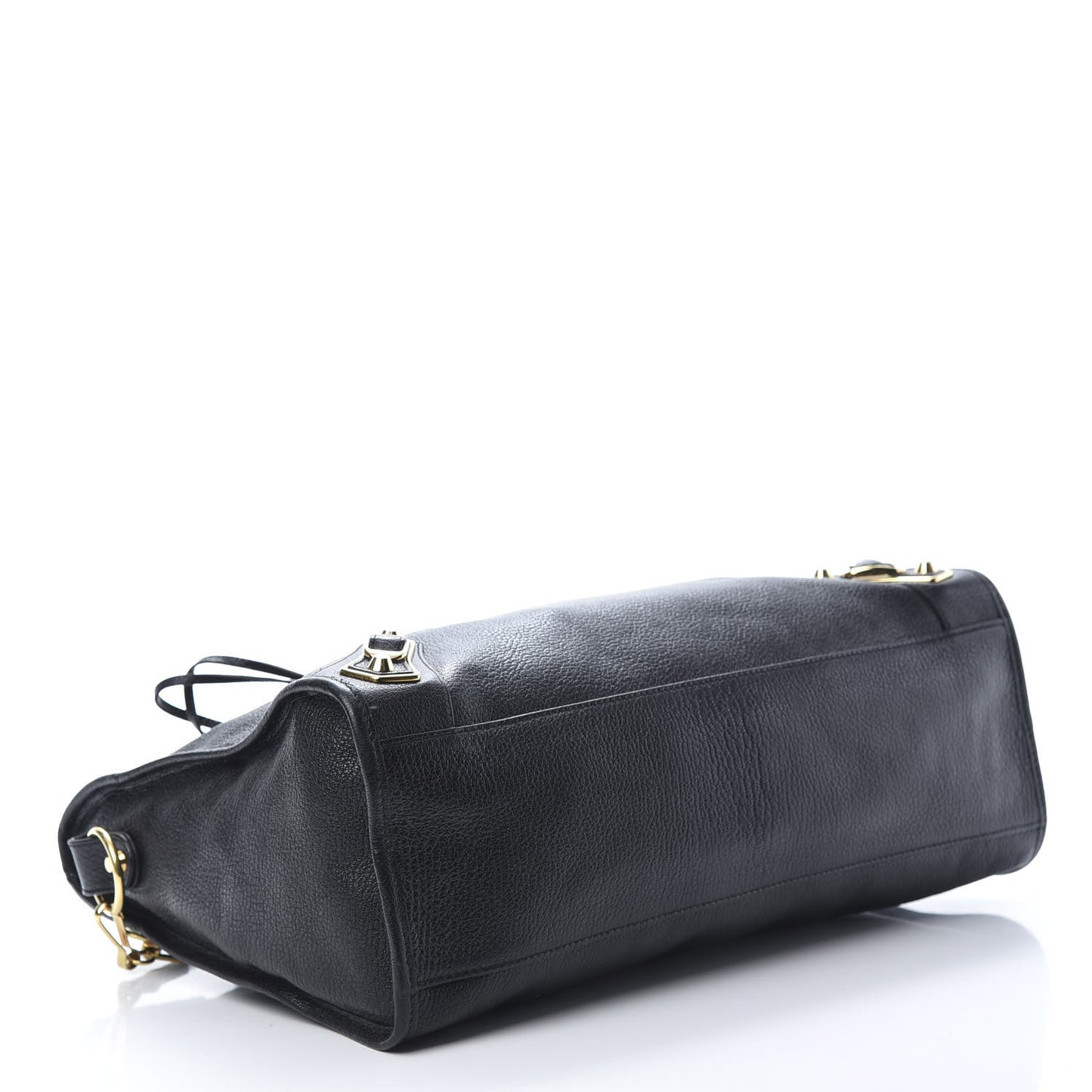 Chevre Gold Metallic Edge Hardware City Black