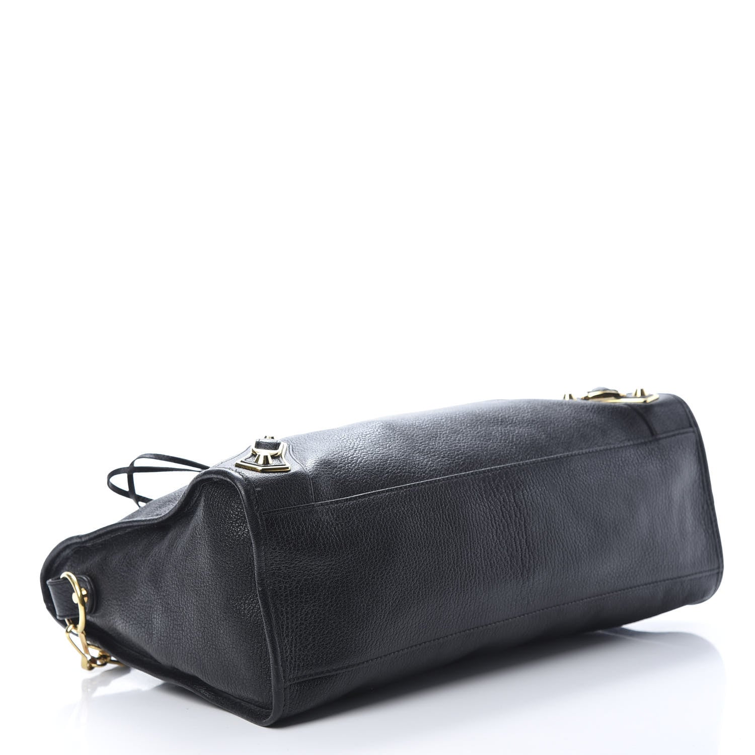 Balenciaga Chevre Gold Metallic Edge Hardware City Black 4 of 13