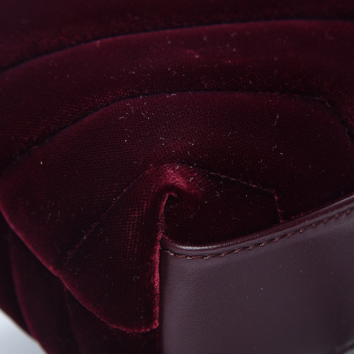 Saint Laurent Velvet Y Quilted Monogram Toy Loulou Crossbody Bag French Burgundy 10 of 14