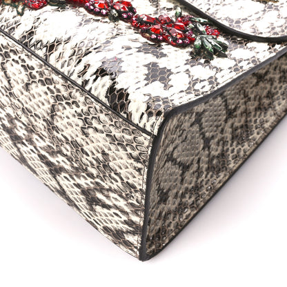 Gucci Snakeskin Embroidered Medium Osiride Top Handle Bag 12 of 14