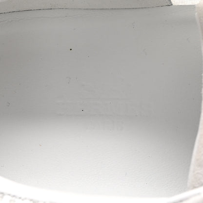 Hermes Air Mesh Suede Goatskin Bouncing Sneakers 38 White Orange Pink 7 of 10