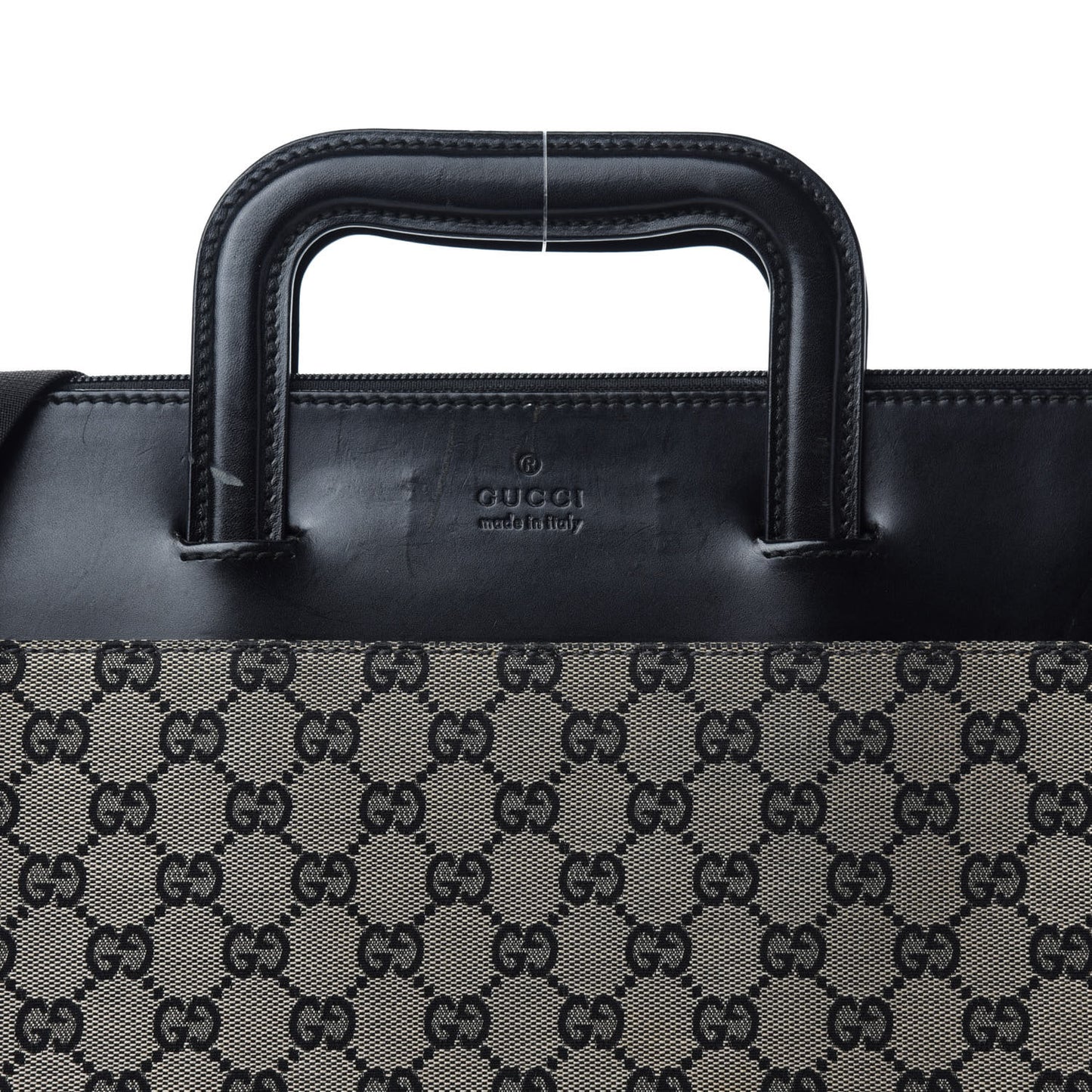 Monogram Briefcase Black