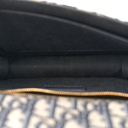 Christian Dior Oblique 30 Montaigne Flap Bag Blue 5 of 12
