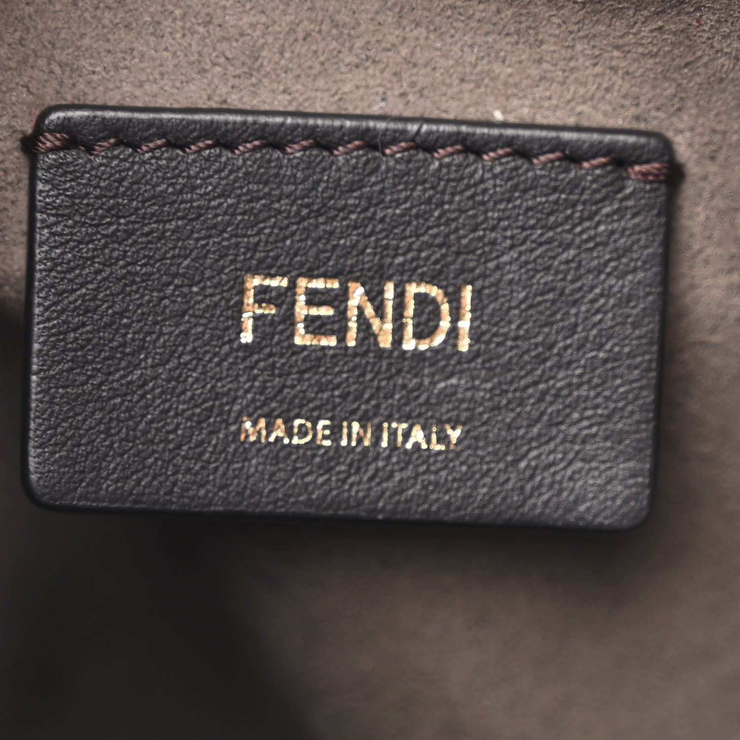 Fendi Suede Vitello King F is Fendi Micro FF Mini Mon Tresor Bucket Bag Sigaro Marrone Ebano 6 of 10