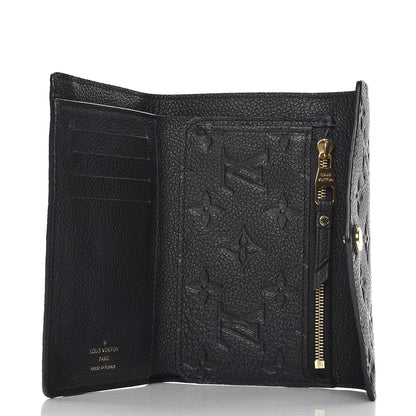 Louis Vuitton Empreinte Compact Curieuse Wallet Black 5 of 7