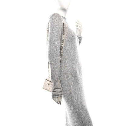 Chanel Caviar Quilted Mini Vanity Case With Chain White 2 of 11
