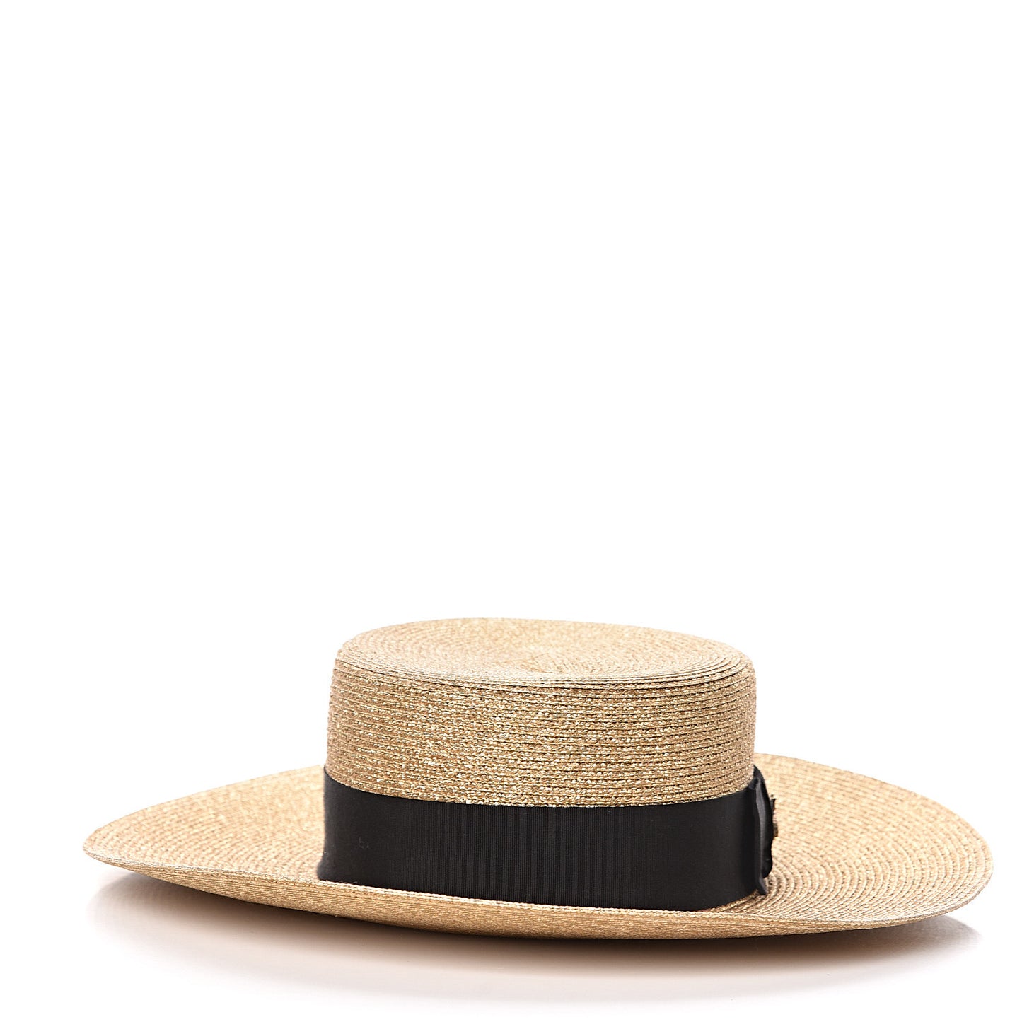 Lame Papier Hat M Black Gold