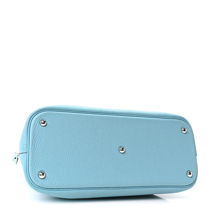 Hermes Taurillon Clemence Bolide 35  Bleu Atoll 4 of 10