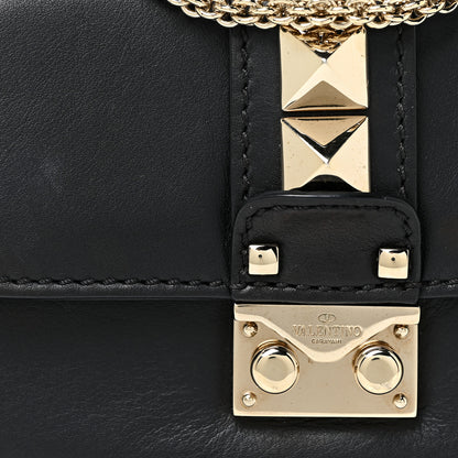 Valentino Garavani Vitello Mini Glam Lock Rockstud Flap Black 7 of 12