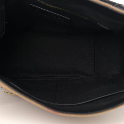 Burberry Canvas Mega Check Small Baildon Messenger Bag Black 5 of 11
