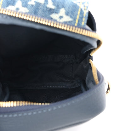 Louis Vuitton X NIGO Denim Monogram Flat Double Phone Pouch 5 of 9