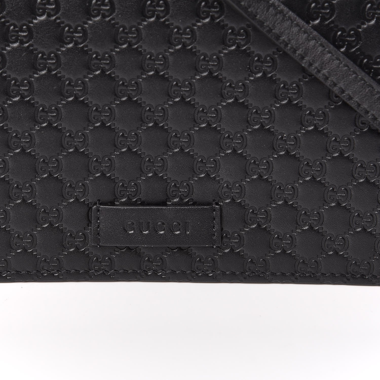 Gucci Microguccissima Crossbody Wallet Black 9 of 9
