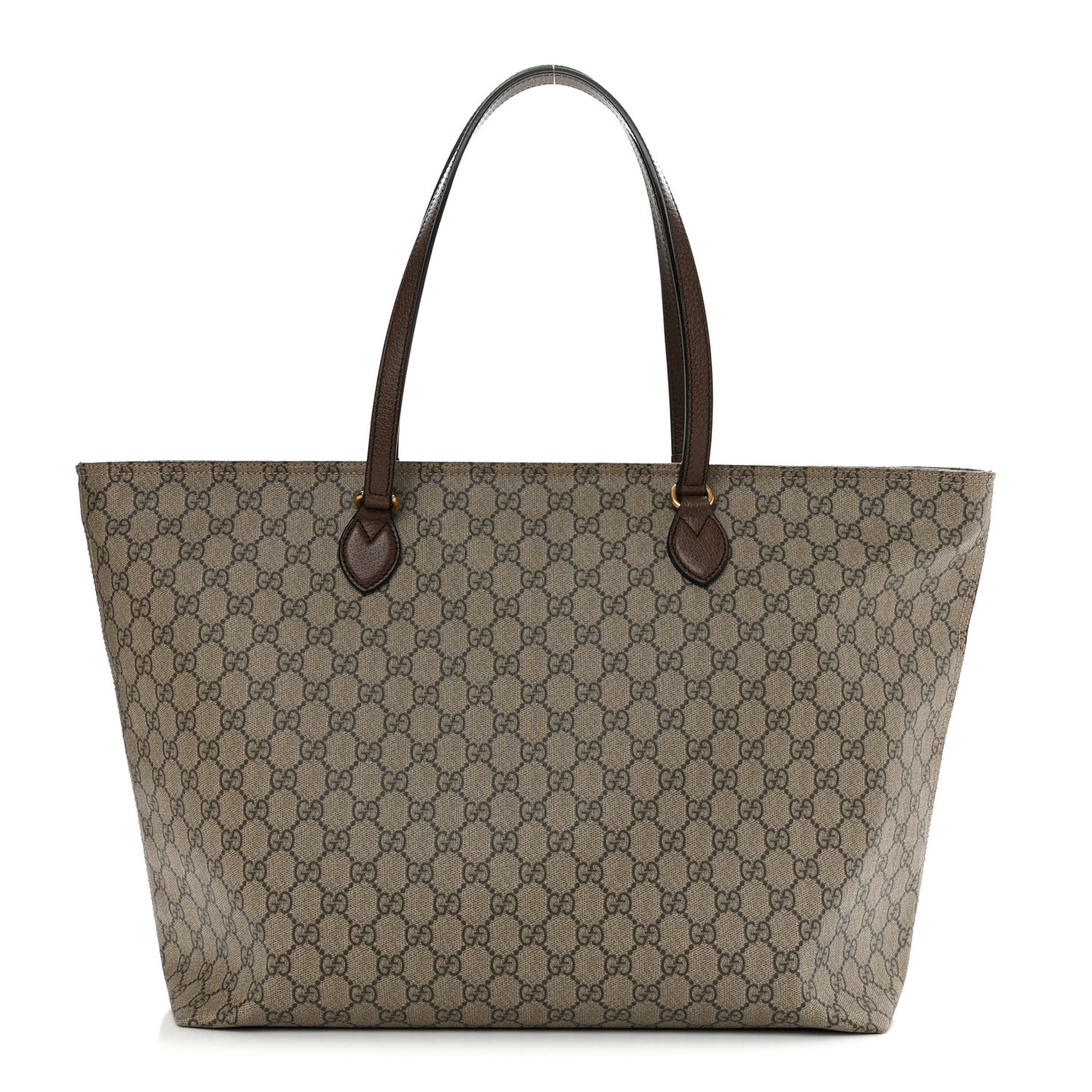 GG Supreme Monogram Medium Ophidia Shopping Tote Ebony