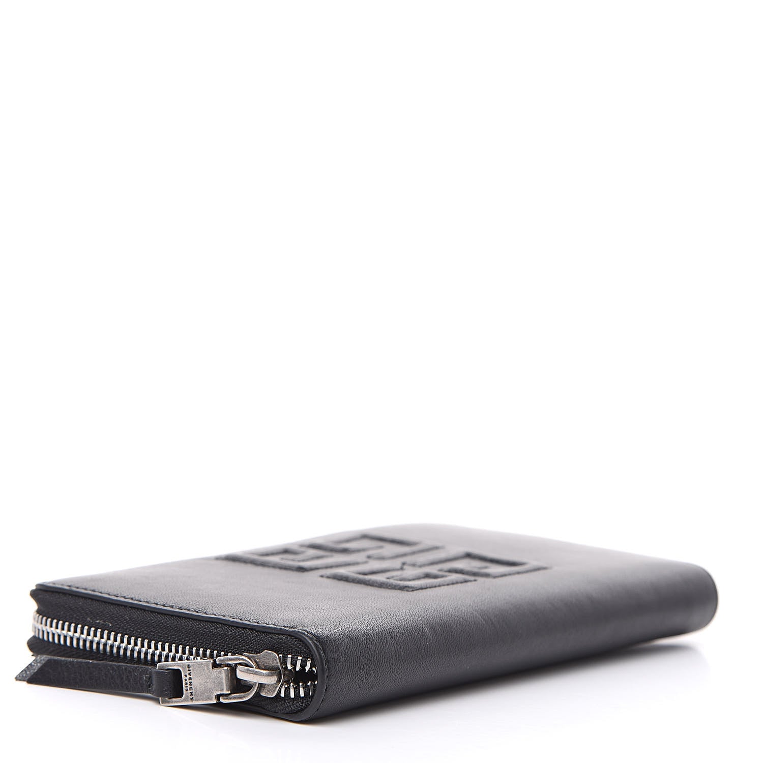 Givenchy Lambskin Logo Zip Around Wallet Black 4 of 8