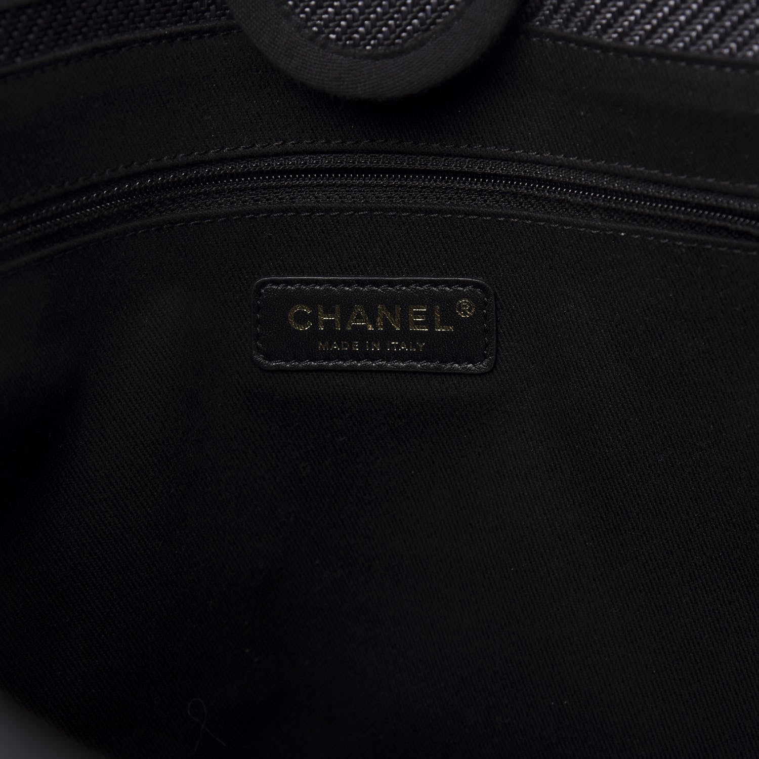 Chanel Mixed Fibers Calfskin Small Deauville Tote Black 8 of 10