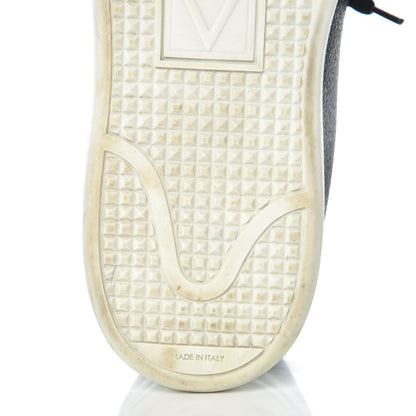 Louis Vuitton Calfskin Damier Graphite Frontrow Sneakers 8.5 9 of 14