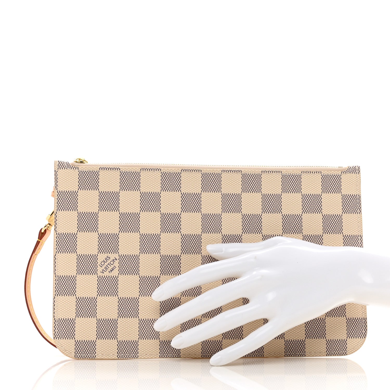 Louis Vuitton Damier Azur Neverfull MM GM Pochette 2 of 6