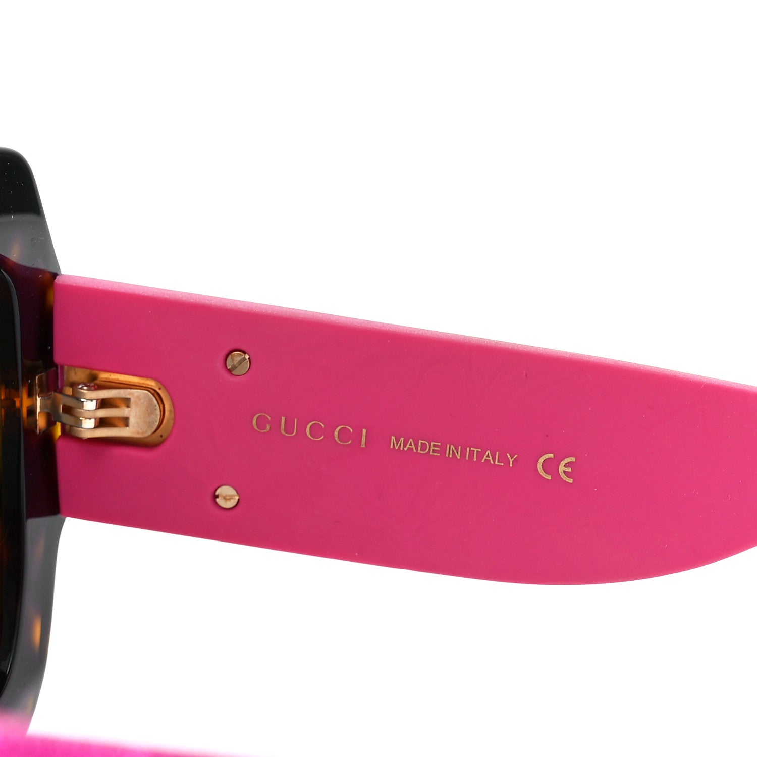 Gucci Square Frame GG0102S Sunglasses Glitter Pink Multi 7 of 9