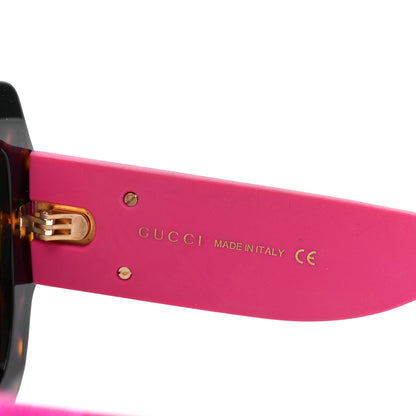 Gucci Square Frame GG0102S Sunglasses Glitter Pink Multi 7 of 9