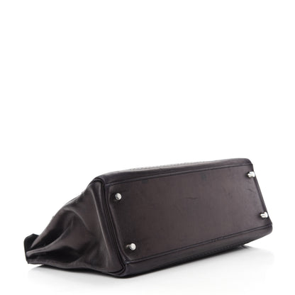 Hermes Taurillon Clemence Swift Ghillies Kelly 32 Black 4 of 14